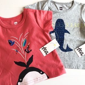 NWT Tea Collection size 6-9M tee shirt bundle